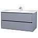 Тумба под раковину Bellezza Лоренцо 100 4639117270363 подвесная Серебро