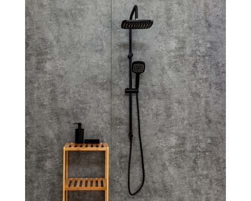 Душевая система Orange O-Shower Черная матовая
