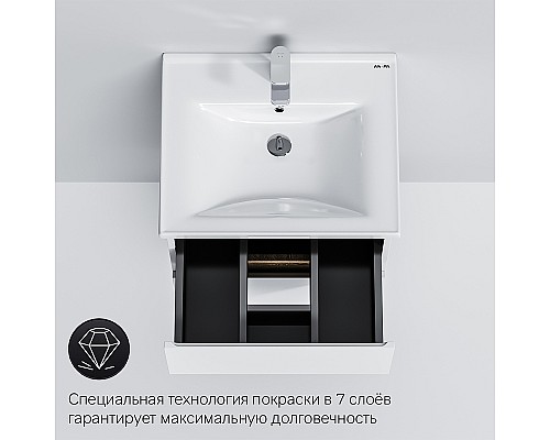 Тумба под раковину AM.PM X-Joy 55 M85AFHX0552WG подвесная Белый глянец Тумба под раковину AM.PM X-Joy 55 M85AFHX0552WG подвесная Белый глянец