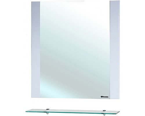 Зеркало Bellezza Рокко 70 4613711030011 с полкой Белое