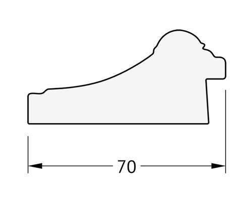 Зеркало Evoform Exclusive 143х58 с фацетом в багетной раме - Состаренное серебро с плетением 70 мм