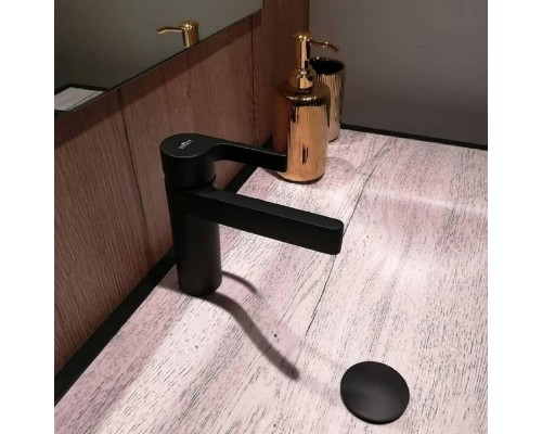 Смеситель для раковины Webert DoReMi DR830102560, черный