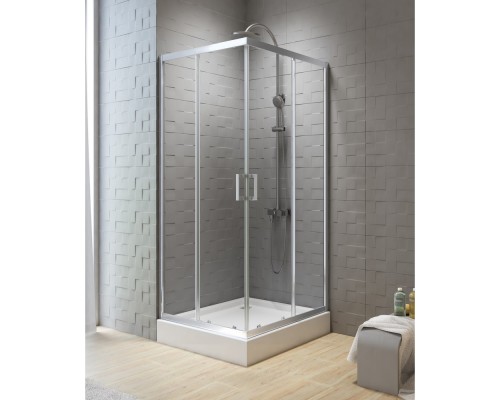 Душевое ограждение NEW TRENDY NEW VARIA 90x90x190 (хром)
