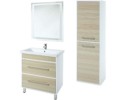 Зеркало Bellezza Фабио 80 4610613040001 с подсветкой с сенсорным выключателем