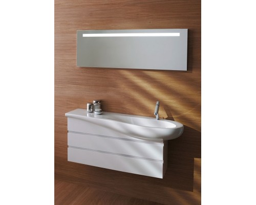 Зеркало Laufen Alessi One 120 с подсветкой Хром матовый