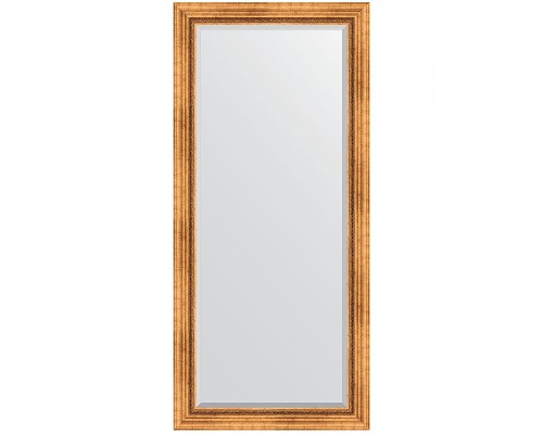 Зеркало Evoform Exclusive 166х76 BY 3594 с фацетом в багетной раме - Римское золото 88 мм