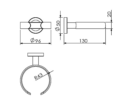 Держатель фена LANGBERGER 11091A