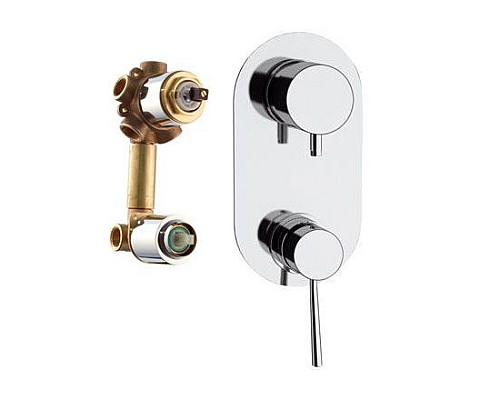 Смеситель для ванны Remer Minimal N94 Хром