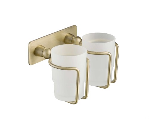 Стакан для зубных щеток двойной Timo Nelson 160032/02 антик