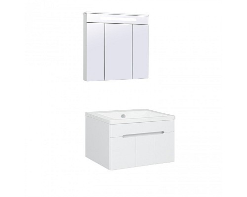 Тумба под раковину Runo ПАРМА 75 00-00001039 подвесная