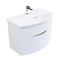 Тумба под раковину Kerama Marazzi RIVA 80 см, белая матовая