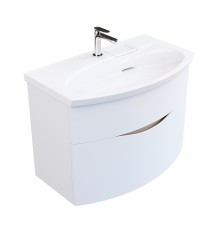 Тумба под раковину Kerama Marazzi RIVA 80 см, белая матовая