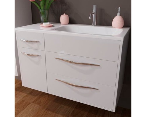 Тумба с раковиной Эстет Barcelona 90 R ФР-00003596 подвесная Белая