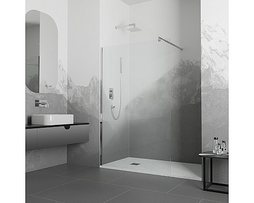 Душевая перегородка RGW Walk In WA-002 110 35100211-11 профиль Хром стекло прозрачное