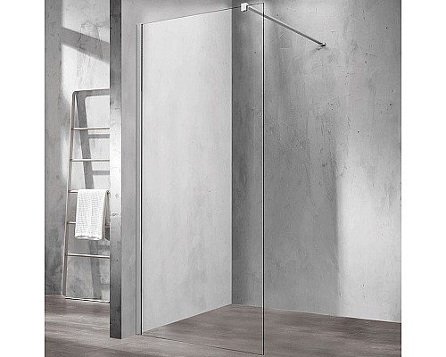 Душевая перегородка Vincea Walk-In 80 VSW-1H800CL профиль Хром стекло прозрачное