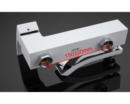 Смеситель для ванны Gappo G07 G3207-8 Белый Хром