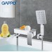 Смеситель для ванны Gappo G07 G3207-8 Белый Хром