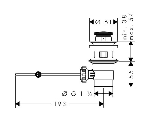 Смеситель для раковины Hansgrohe Vernis Shape 71560670 Черный матовый