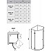 Душевой уголок Ravak Brilliant BSKK3-80 80х80 R 3UP44A00Y1 Хром Transparent
