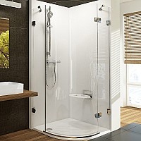 Душевой уголок Ravak Brilliant BSKK3-80 80х80 R 3UP44A00Y1 Хром Transparent