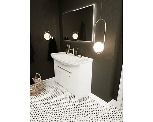 Тумба под раковину 1MarKa Lina Classic New 105Н У94491 Белый глянец Тумба под раковину 1MarKa Lina Classic New 105Н У94491 Белый глянец