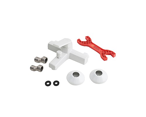 Смеситель для ванны Orange OneLife P02-100w Белый