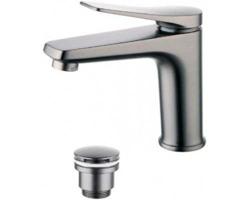 Смеситель для раковины Lemark Bronx LM3706GM Графит