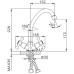 Смеситель для кухни Frap H08 F4008 Хром