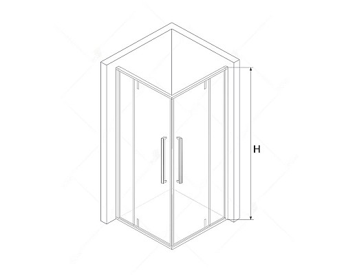 Душевой уголок RGW SV-33B 100х100