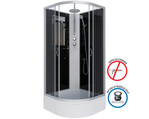 Душевая кабина Niagara Classic 90x90 NG-3501-14BKT без гидромассажа