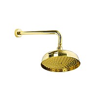 Встроенный верхний душ (20см) Boheme IMPERIALE 411 золото