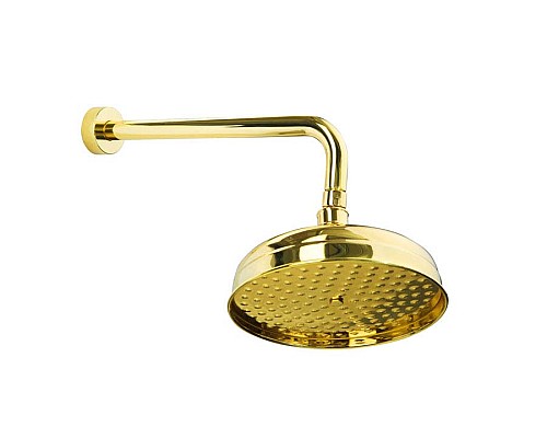 Встроенный верхний душ (20см) Boheme IMPERIALE 411 золото