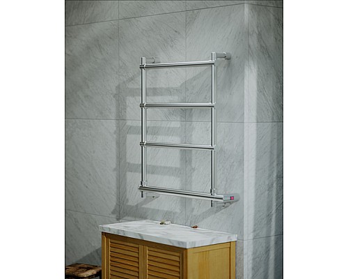 Полотенцесушитель электрический, хром, Margaroli Sole 5424704CRNB