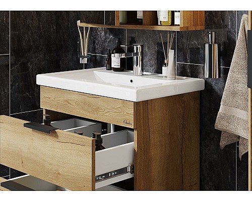 Тумба под раковину Onika Легран 50.13 105031 подвесная Дуб галифакс