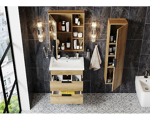 Тумба под раковину Onika Легран 50.13 105031 подвесная Дуб галифакс