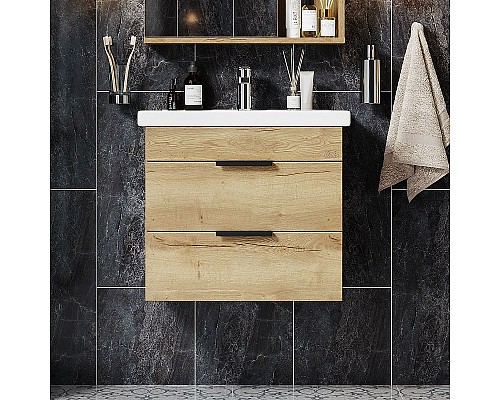 Тумба под раковину Onika Легран 50.13 105031 подвесная Дуб галифакс