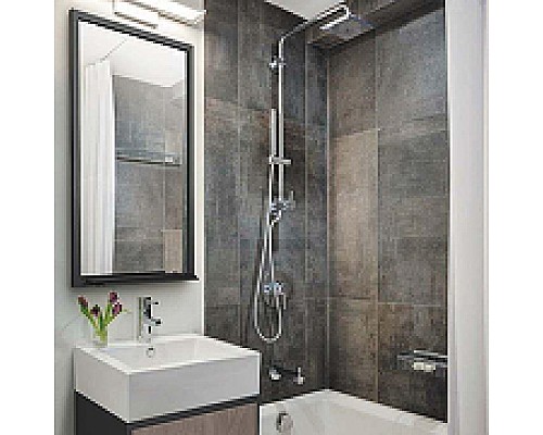 Зеркало Silver Mirrors Bronks Light 50 ФР-1746 Черное матовое