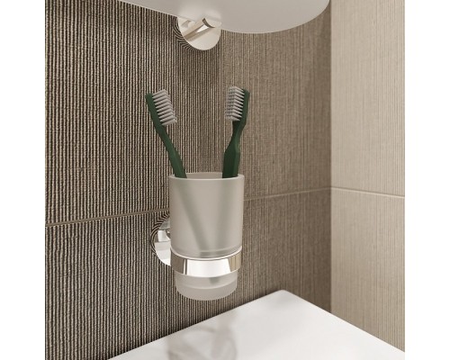 Стакан для зубных щеток Iddis Sena SENSSG1i45 Хром