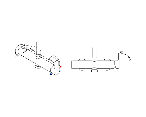 Душевая система Ravak DS X07P643 Хром
