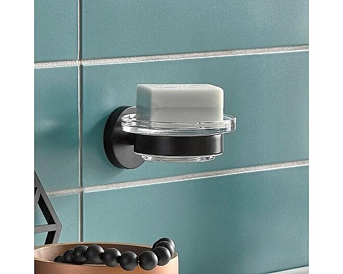 Мыльница Emco Round 4330 133 00 Черный матовый