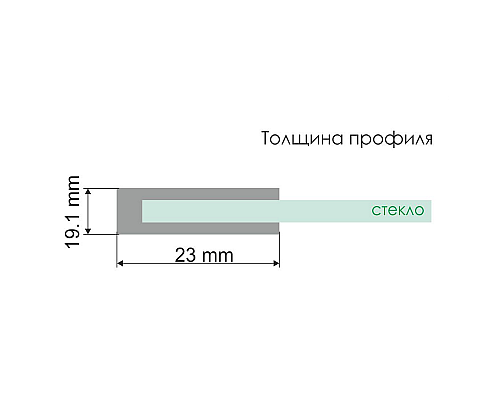 Душевой уголок WasserKRAFT Elbe 100x80 74P17 профиль Черный матовый стекло прозрачное