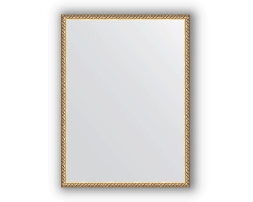 Зеркало Evoform Definite 78х58 Витая латунь
