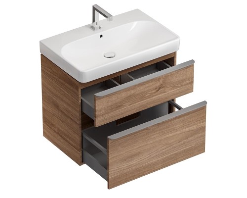 Тумба под раковину Geberit Smyle Square 75 500.353.JR.1 Пекан