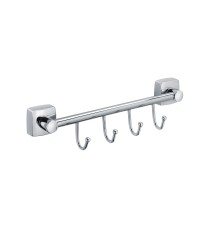 Планка FIXSEN Kvadro 4 крючка FX-61305В-4
