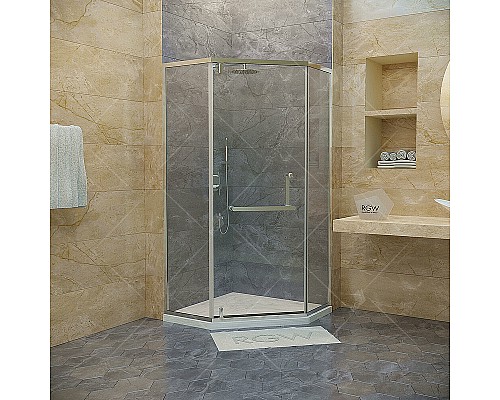 Душевой уголок RGW Hotel HO-084 100х100 350608400-11 профиль Хром стекло прозрачное