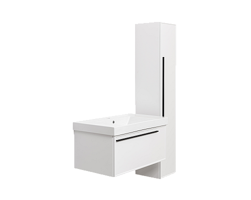 Тумба под раковину La Fenice Elba Bianco белая 80