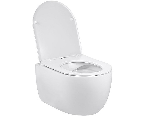 Унитаз Vincea Evo Rimless VT1-34S подвесной с сиденьем Микролифт