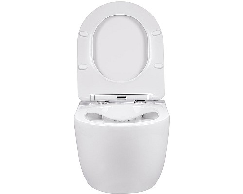 Унитаз Vincea Evo Rimless VT1-34S подвесной с сиденьем Микролифт