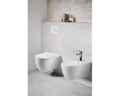 Унитаз Vincea Evo Rimless VT1-34S подвесной с сиденьем Микролифт