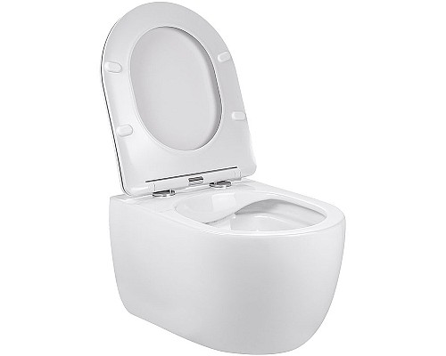 Унитаз Vincea Evo Rimless VT1-34S подвесной с сиденьем Микролифт